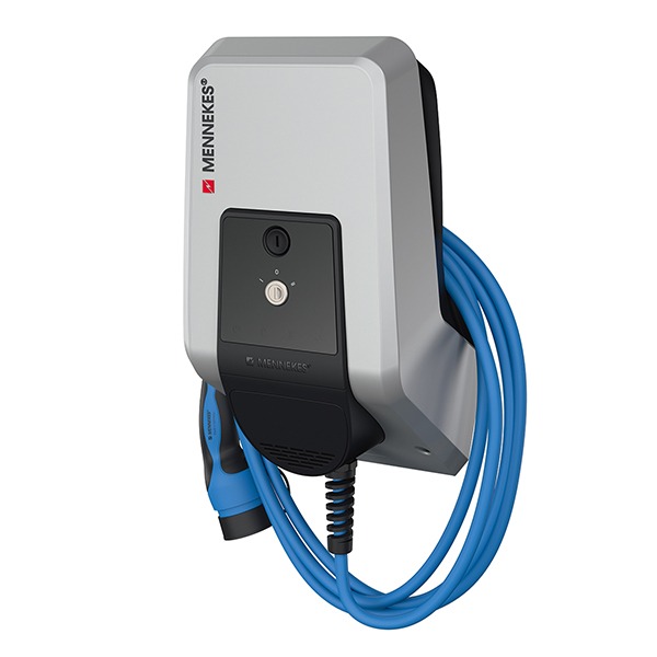 Mennekes Amtron Standard E 22 kW fali töltő Legprofibb Elektromos autó töltő: falra szerelhető, 116A, Type2 – 6 m